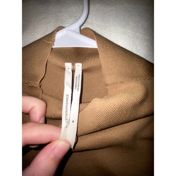 Womens Anthropologie Mock Neck Mini Sweater Dress Size Medium - Picture 7 of 7